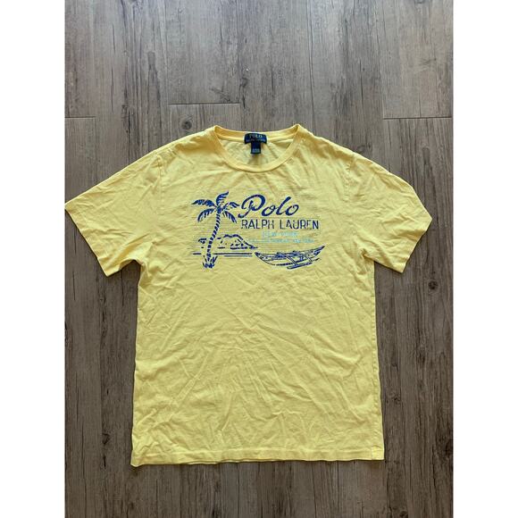 Ralph Lauren Polo T-Shirt Classic Beach Style Men’s XL - Picture 1 of 5